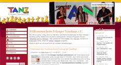 Desktop Screenshot of erlanger-tanzhaus.de